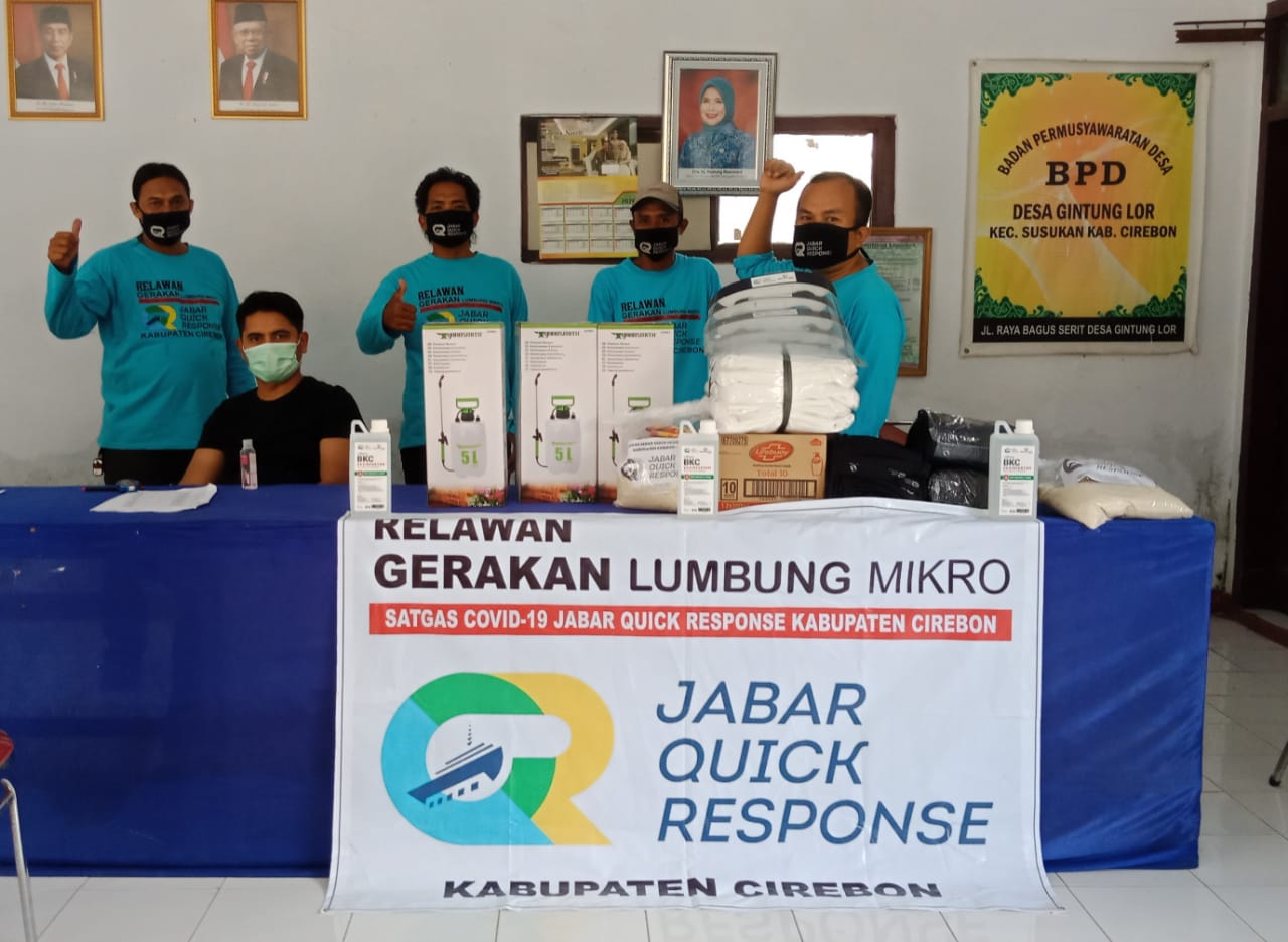 Jabar Quick Response Beri Bantuan ke Desa Gintunglor Susukan