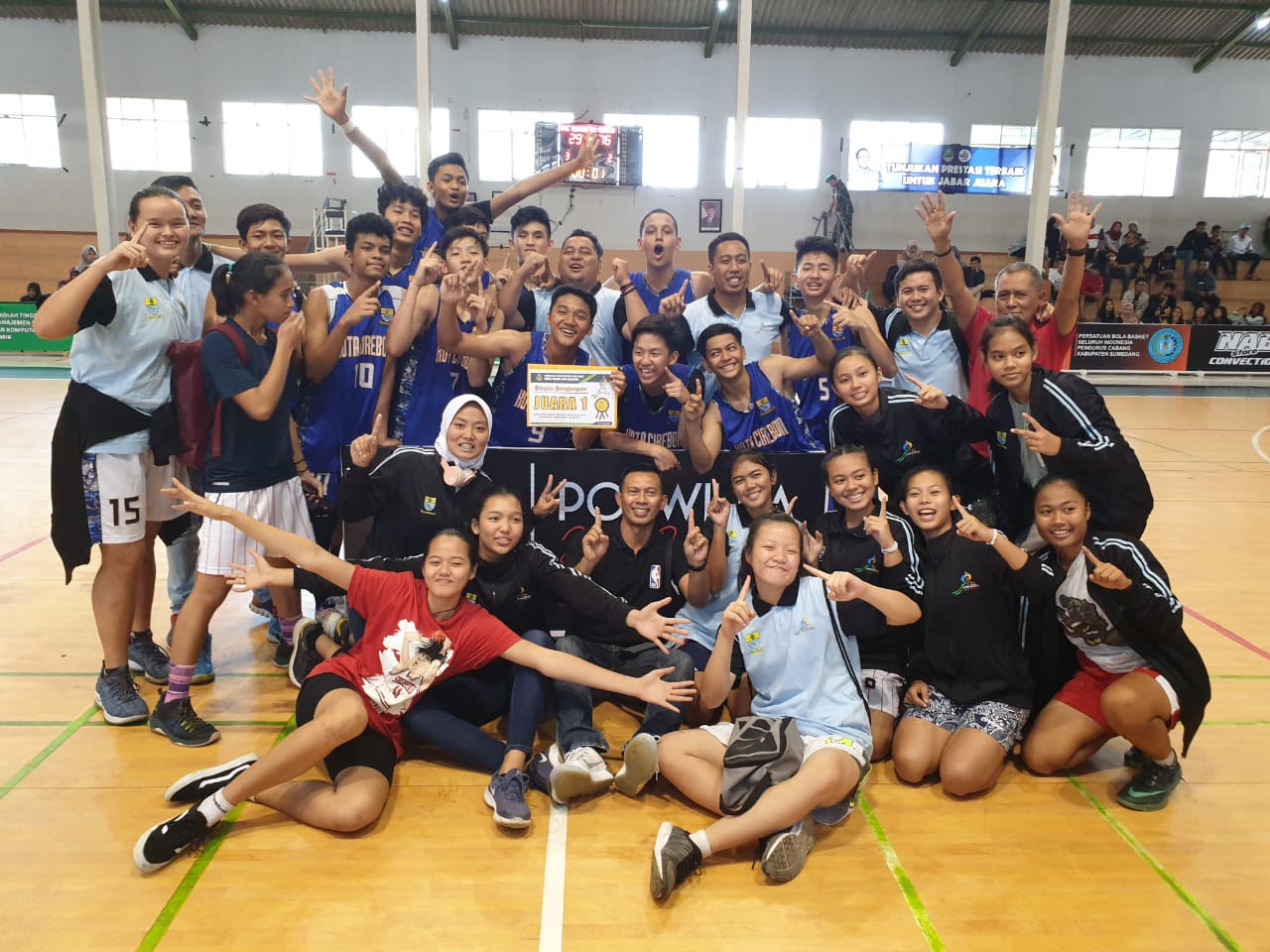 Basket Optimis Gandakan Emas Popda Jabar