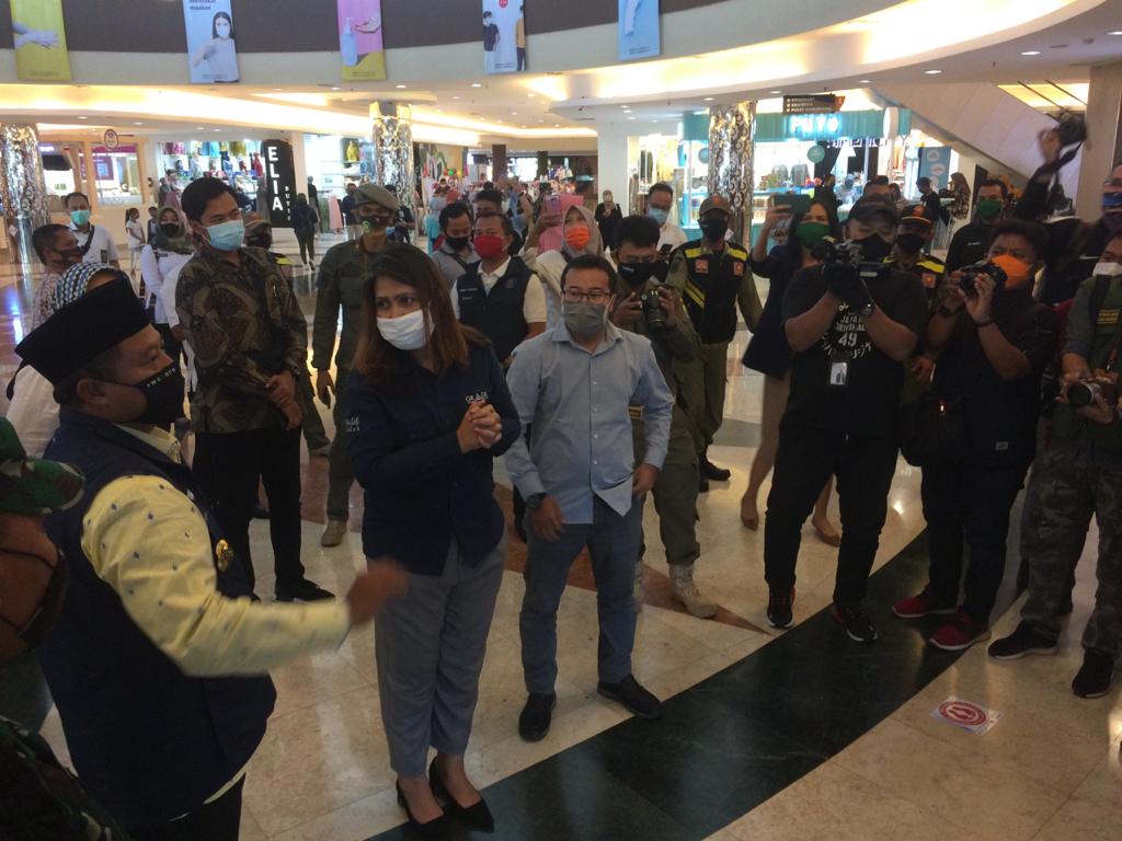 Wagub Tinjau Pemberlakuan Protokol Kesehatan di Mall