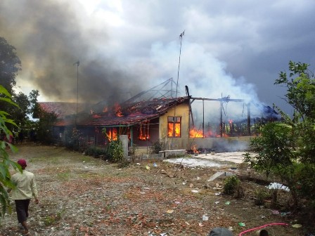Dua Rumah Petani Ludes Terbakar, Rugi Rp600 Juta