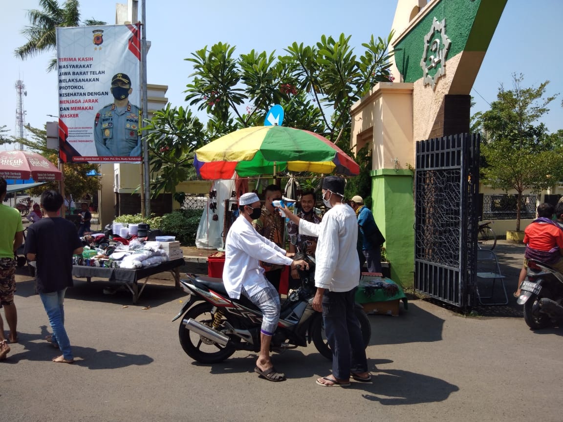 Masjid Agung Indramayu Perketat Protokol Kesehatan