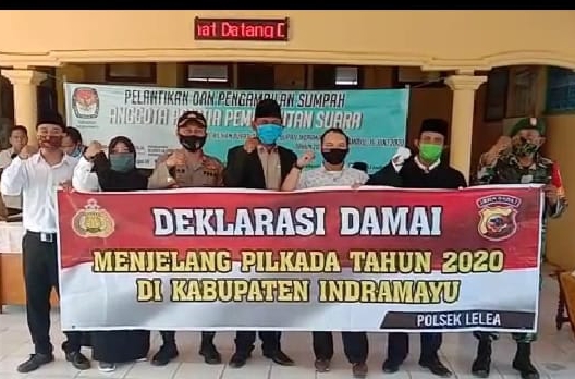 Polsek Lelea Gelar Deklarasi Pilkada Damai