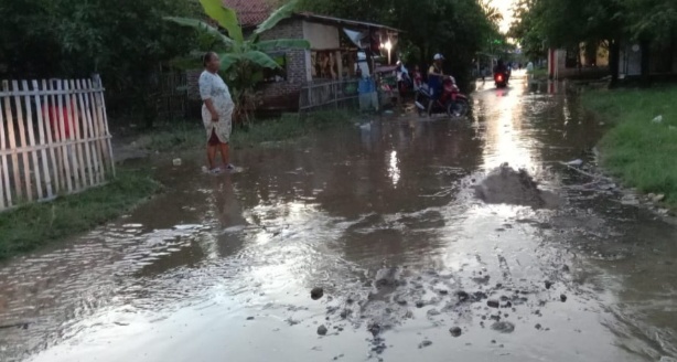 Rob Tenggelamkan Ratusan Hektare Tambak Pesisir Indramayu