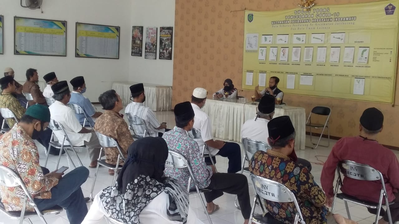 Pemcam Jatibarang Gencar Sosialisasi Jelang New Normal