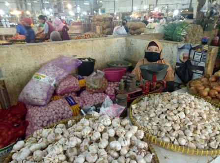 Harga Bawang Putih Terus Turun