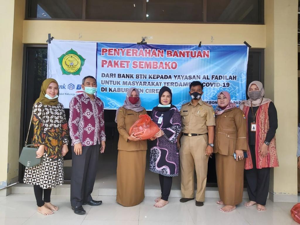 BTN Cirebon Tebar Sembako ke Yayasan Al-Fadillah