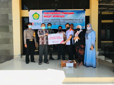 Yayasan Al-Fadillah Terima Bantuan Paket  Sembako dari BNI