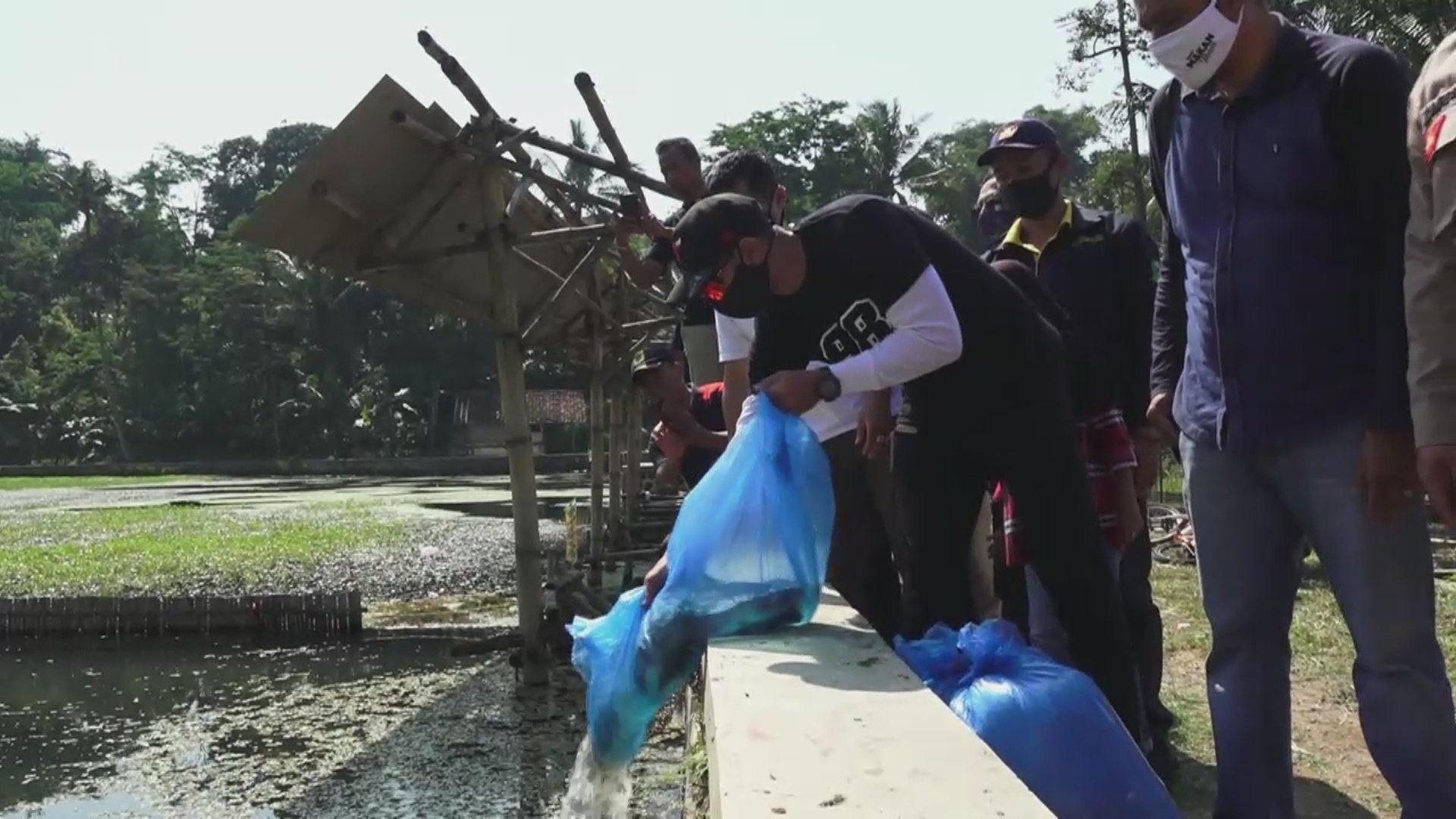 Wabup RidhoTabur Ikan di Situ Citamba