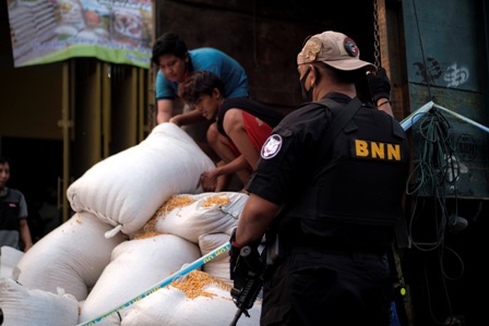 BNN Gagalkan Penyelundupan Sabu 200 Kg dalam Karung Jagung