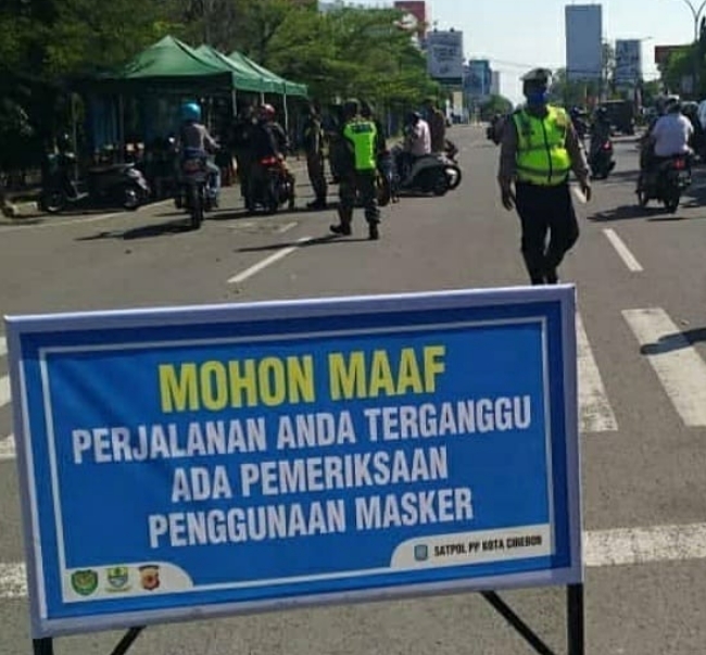 Razia di Jl Cipto, Banyak Warga yang Belum Pakai Masker