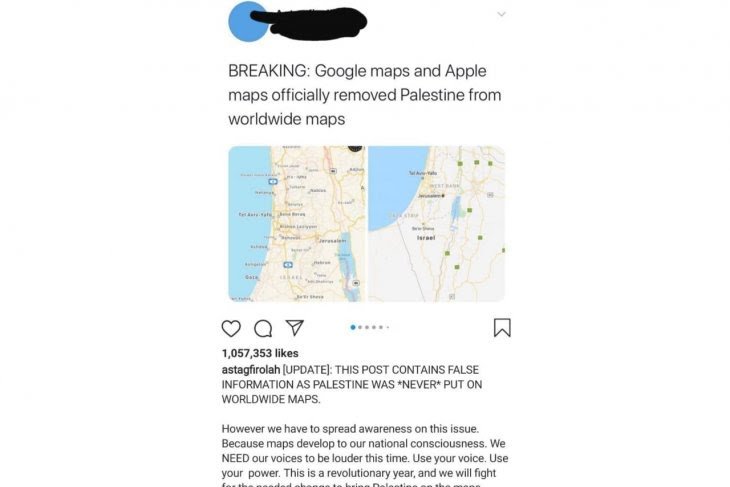 Google Maps Hapus Palestina?