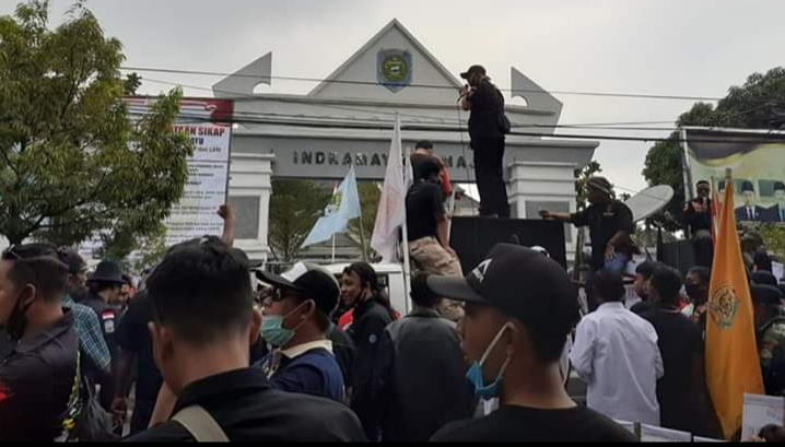 Ribuan Massa di Indramayu Tolak RUU HIP