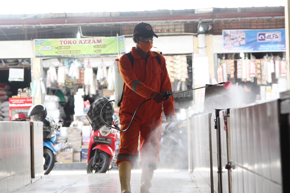 Pedagang Positif Covid-19, Pasar Pagi Tetap Buka, Protokol Kesehatan Diperketat