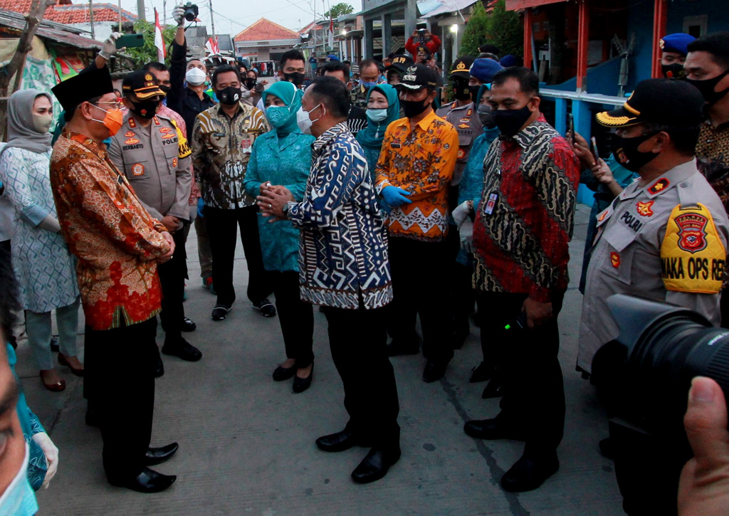 Ketua TP PKK Pusat Kunjungi Kampung Nelayan Karangsong