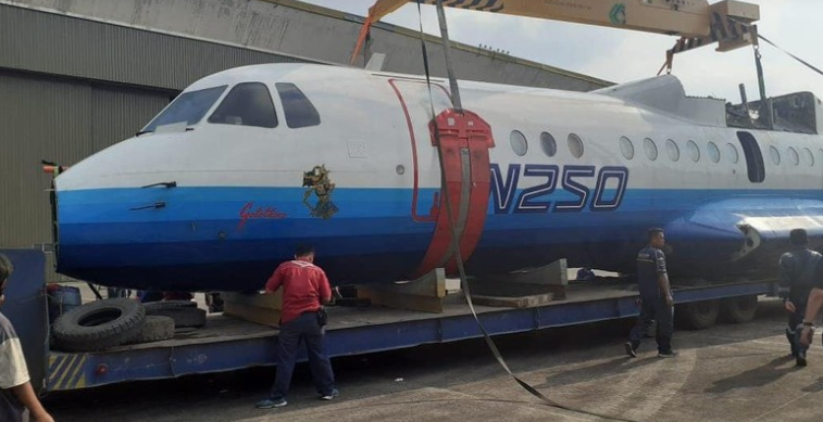 Perjalanan Menarik Pesawat N250 Gatotkaca hingga Sampai di Jogjakarta