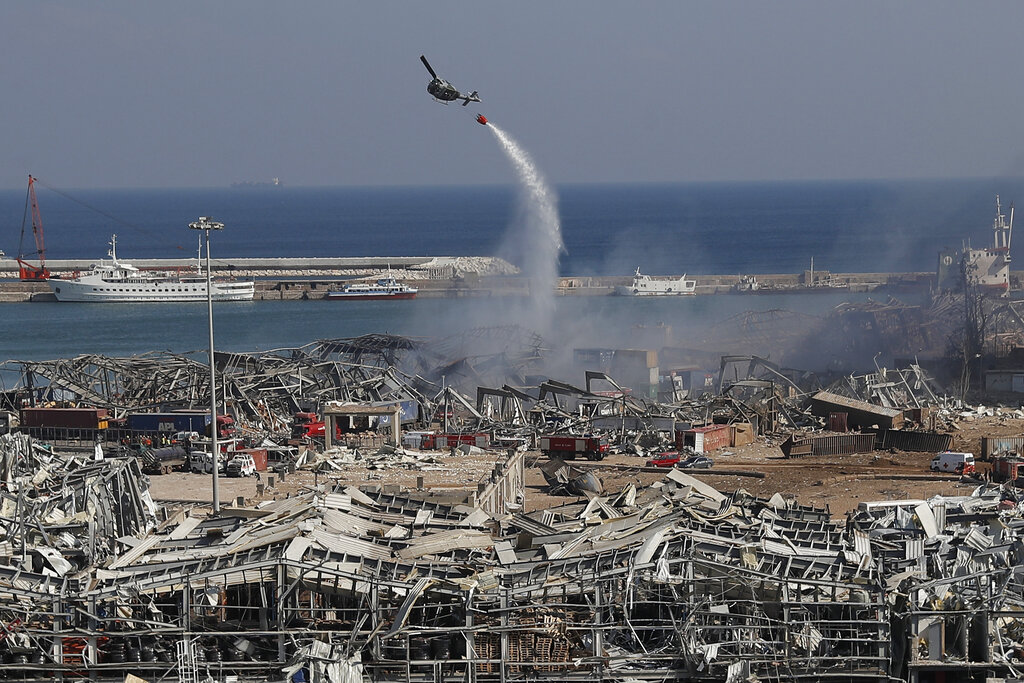 Rumah Sakit Kewalahan Tangani Korban Ledakan Beirut