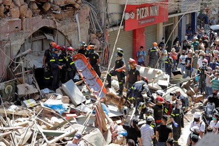 Ada Kemungkinan Ledakan di Beirut Disebabkan Bom