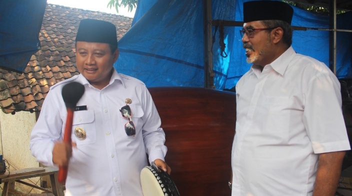 Kunjungi Perajin Bedug Lebakmekar, Wagub Jabar Dorong Pengembangan Potensi Wilayah