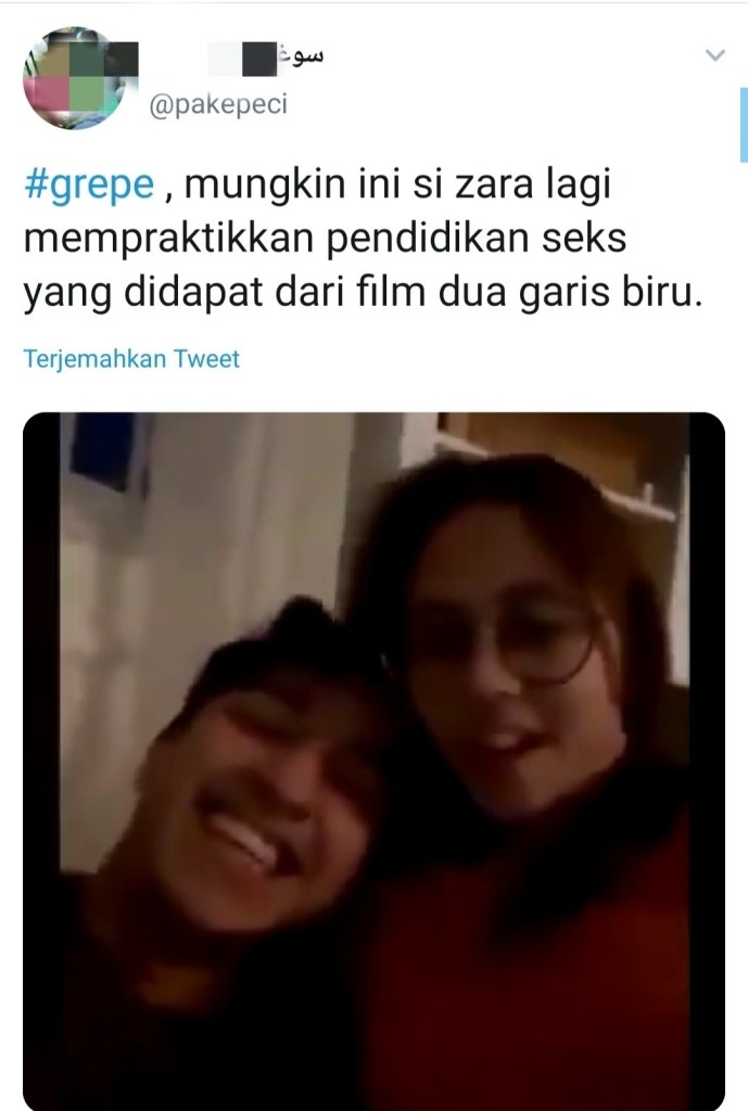 Viral, Adhisty Zara Rekam Video Pacar Remas Payudaranya