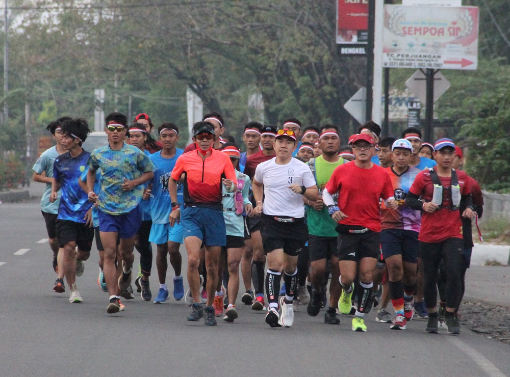 Dari Kegiatan Lari Juang 75 Km HUT RI yang Digelar Cirebon Runners