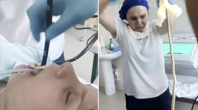 Ngeri! Video Dokter Keluarkan Ular 1,2 Meter dari Mulut Seorang Wanita