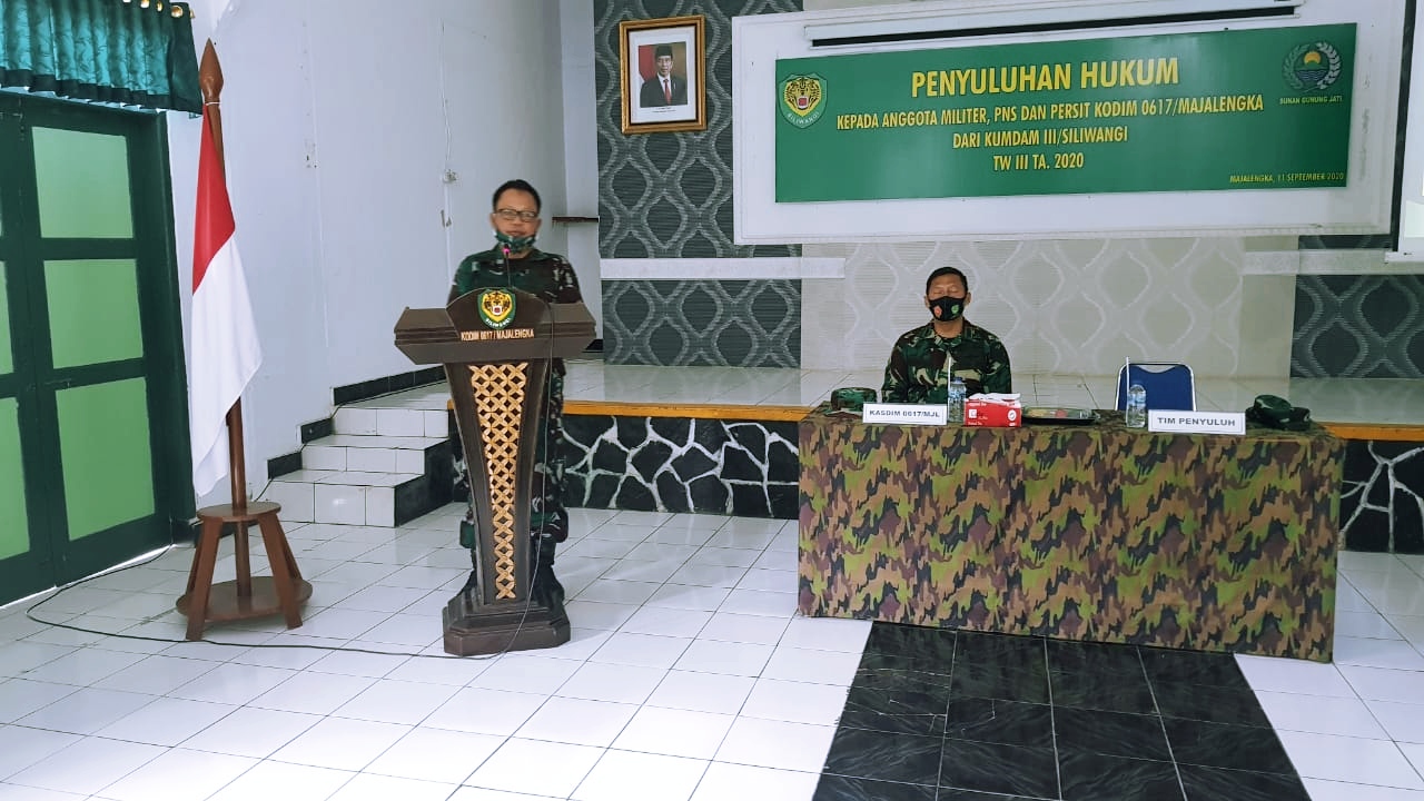 Cegah Pelanggaran Hukum di Lingkungan Kodim