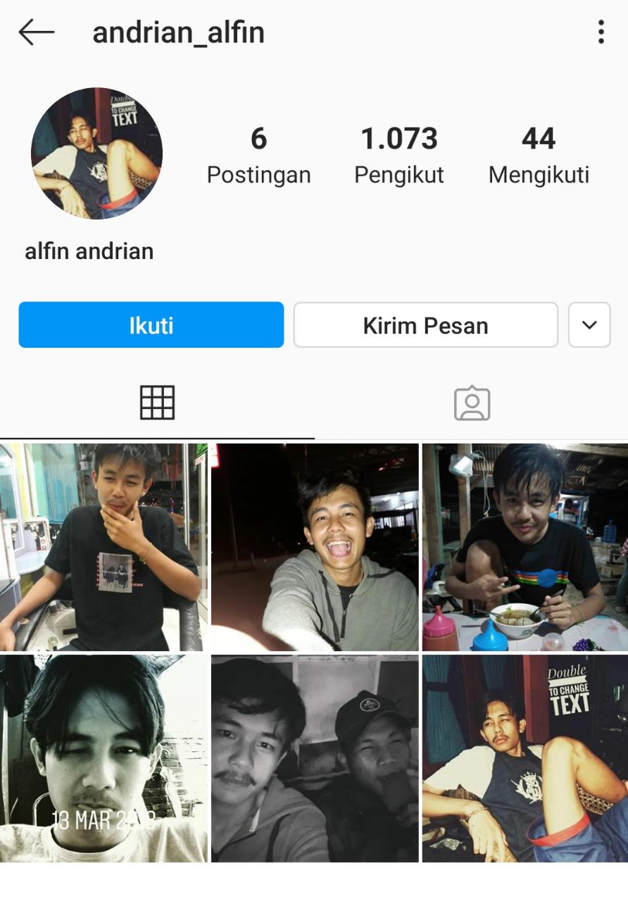 Orang Gila 4 Tahun Koq Selfie di IG? Akun @andrian-alfin Diserbu Netizen