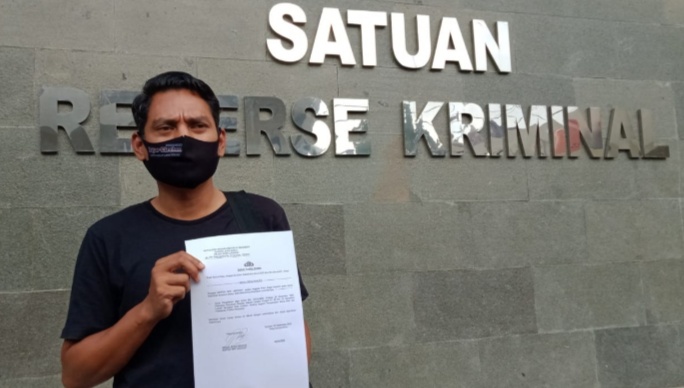 Melecehkan Profesi Jurnalis, Seorang Mantan Kuwu Dilaporkan ke Polisi