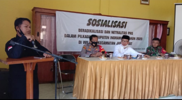 Muspika Juntinyuat Gelar Sosialisasi Deradikalisasi dan Netralitas PNS Jelang Pilkada Indramayu