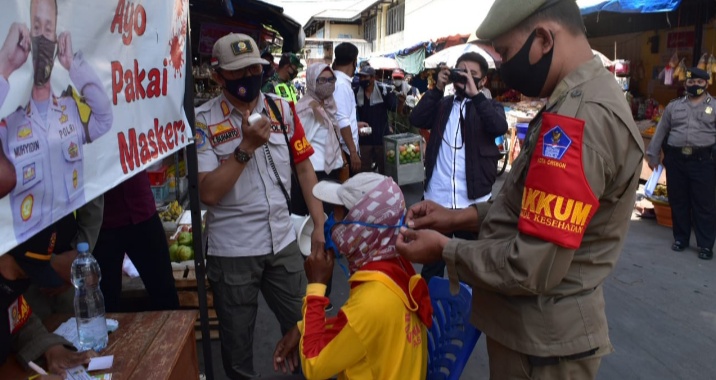 Ada Pelanggar Masker Disanksi Sebutkan Pancasila tapi Tidak Hafal