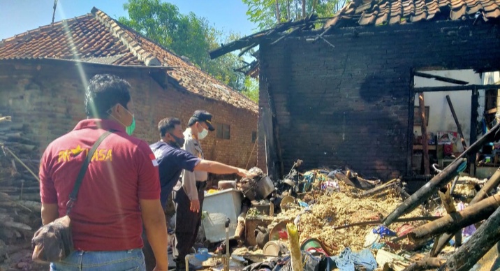 Innalillahi, Lansia di Indramayu Tewas Terbakar Dalam Rumah