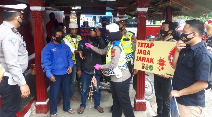 Operasi Yustisi Protokol Kesehatan di Kabupaten Cirebon Kembali Digelar, 1.460 Pelanggar Terjaring