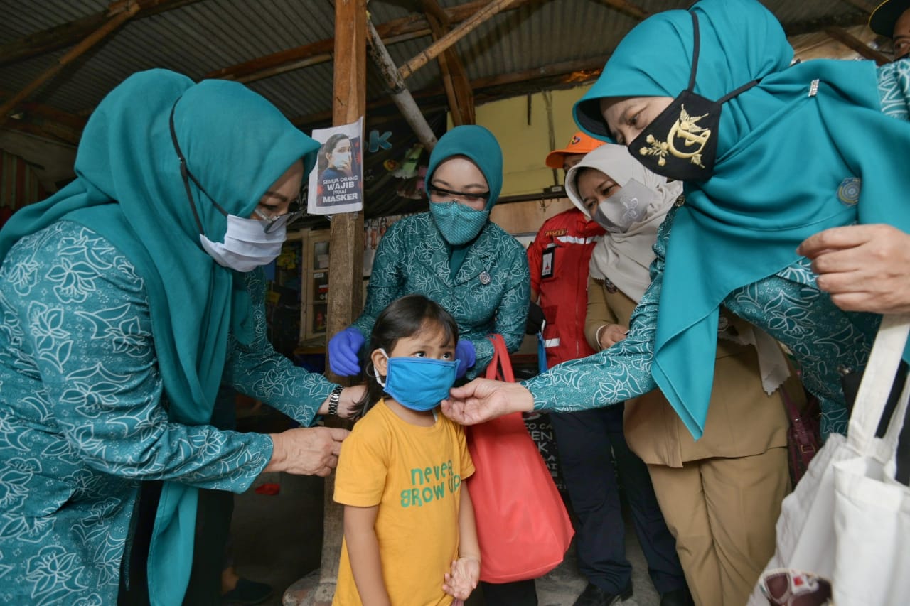 Ribuan Masker dari Dana Desa Sudah Tersalurkan