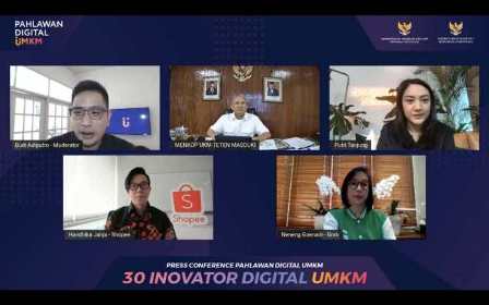 Grab Indonesia dan Shopee Dukung Program Pahlawan Digital UMKM