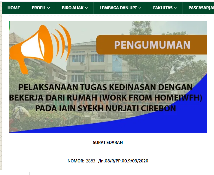 Heboh IAIN Gegara Isu Security Positif Covid-19