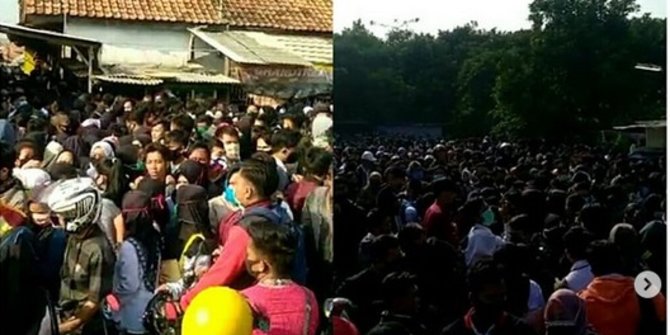 Ada Lowongan Pekerjaan di Tengah Pandemi, Ribuan Pelamar Berdesakan