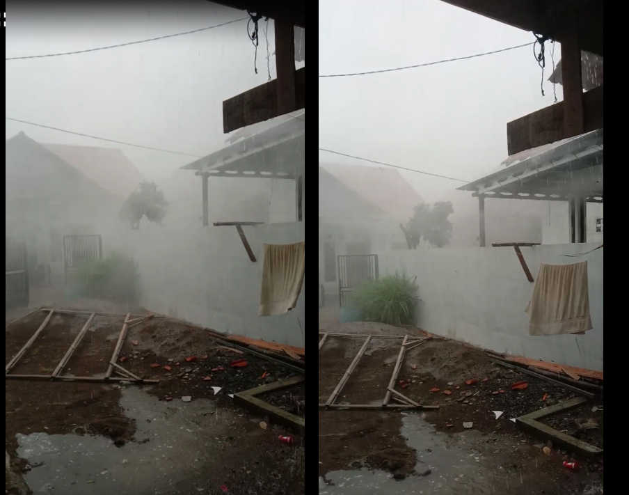 Empat Rumah Rusak Parah karena Puting Beliung di Karangmalang