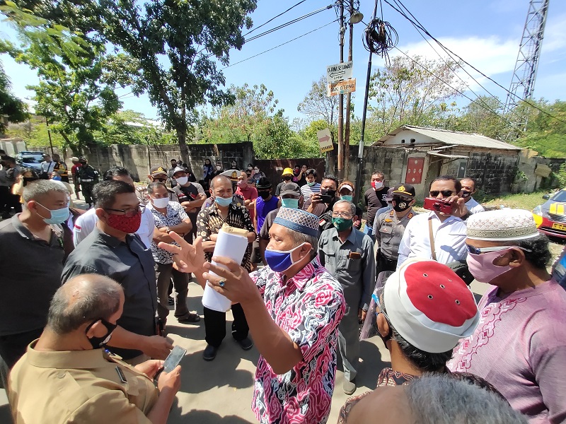 Warga Protes Jl Bali Diklaim Pemilik Lahan