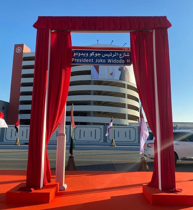 Wow, di Abu Dhabi Ada Jalan Presiden Jokowi