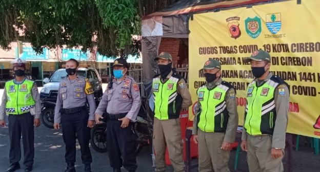 Antisipasi Kerumunan Warga saat Maulidan, Polres Cirebon Kota Dirikan Pos Penyekatan