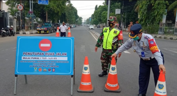 Ini Titik Jalur di Kota Cirebon yang Diberlakukan Buka Tutup