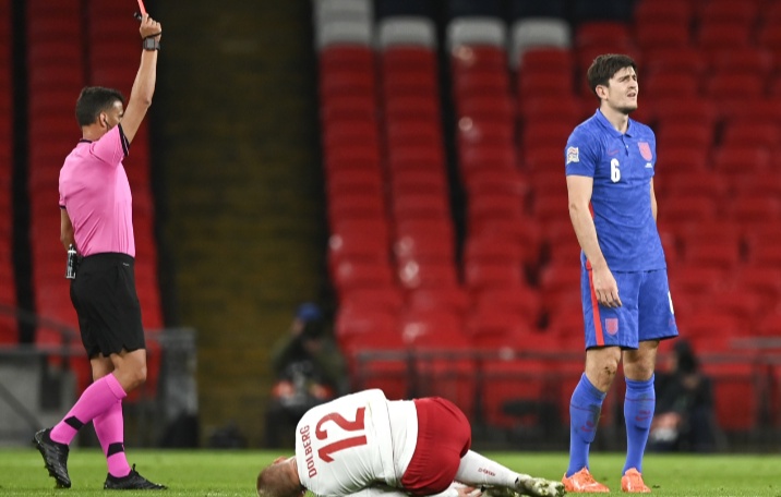 0 Inggris vs Denmark 1, Wembley Memble