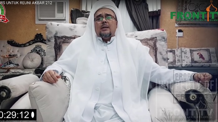 Habib Rizieq: Yang Mengatakan Saya Overstay, Saya akan Tuntut secara Hukum