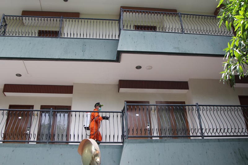 Kesembuhan Covid-19 Tinggi, Ruang Isolasi Hotel Kota Cirebon Banyak Kosong