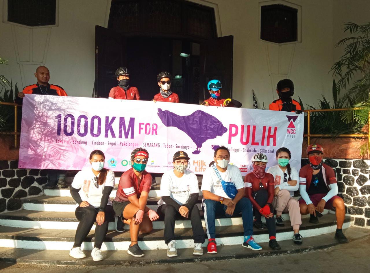 Kampanyekan Bali Pulih, WCC Gowes 1.000 Km, Hari Ini Singgah di Cirebon