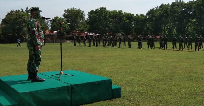 Korem 063/SGJ Lakukan Patroli Penegakan Disiplin Protokol Kesehatan Covid-19