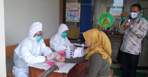 Jelang Pilkada, KPU Indramayu Lakukan Rapid Test Seluruh Anggota KPPS