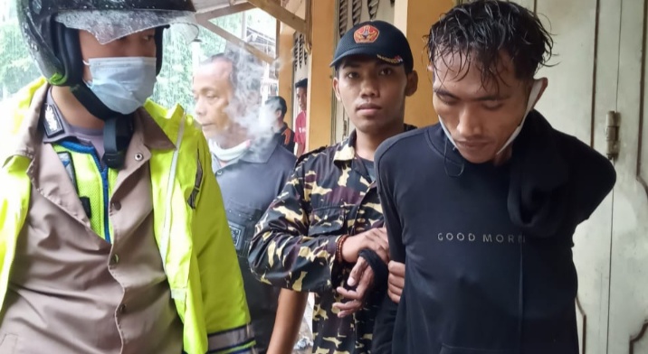 Beraksi di Megu, Pelaku Jambret Takluk di Tangan Anggota Banser Plered