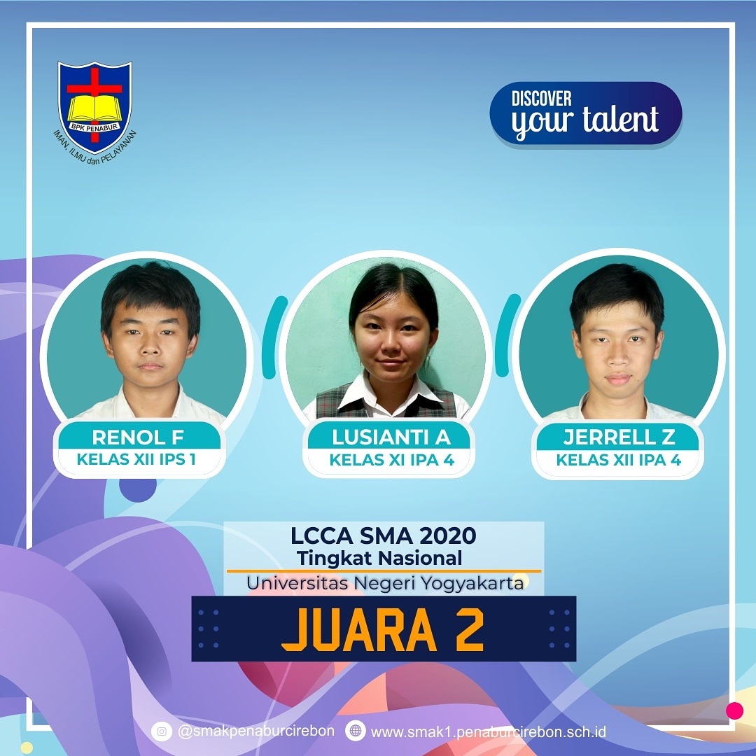 Tim Akuntansi SMAK Penabur Cirebon Juara 2 LCCA