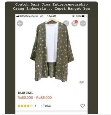 Baju Gisel Dijual Online Shop, Minat Beli?